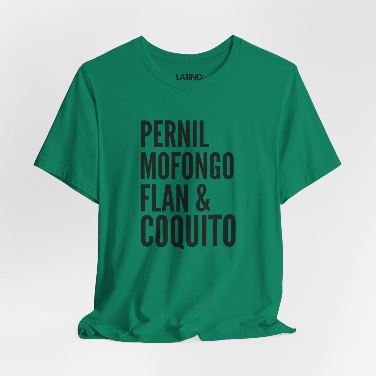 "Pernil, Mofongo, Flan & Coquito" T-Shirt