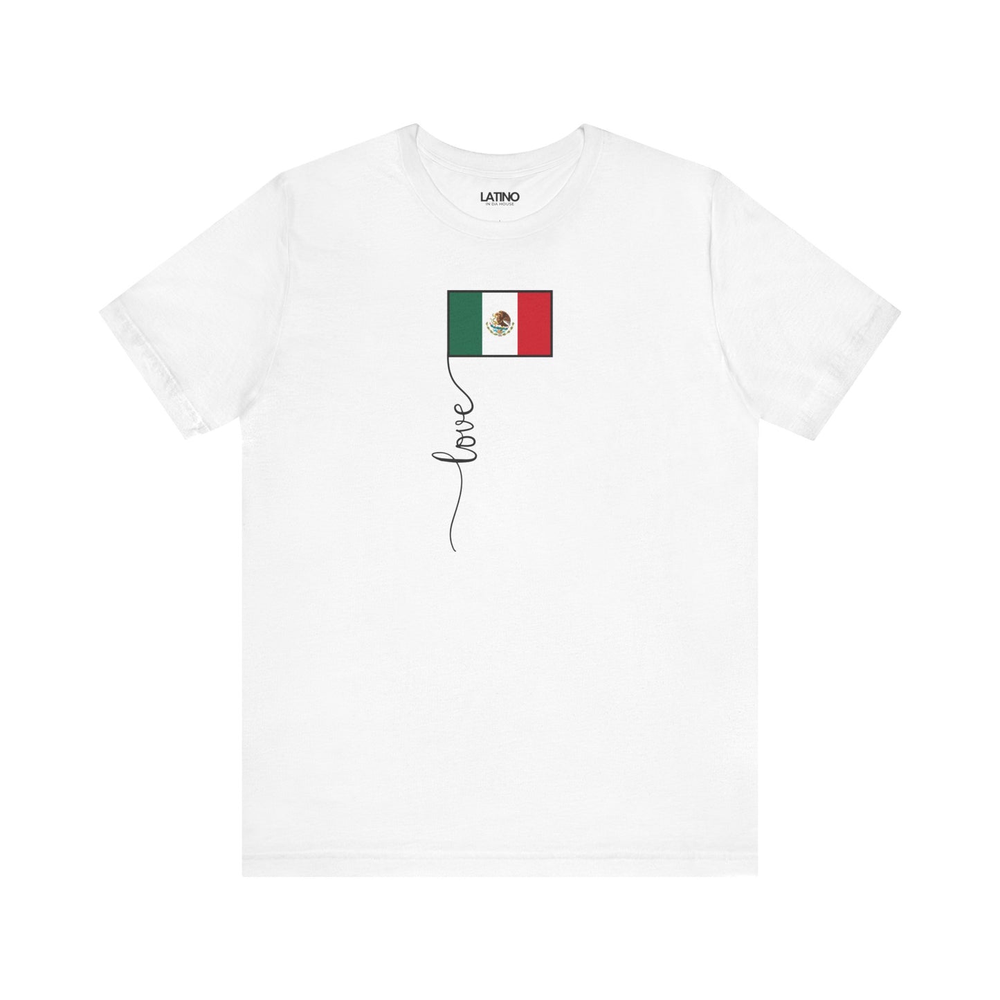 "Mexico Flag Love Script" T-Shirt