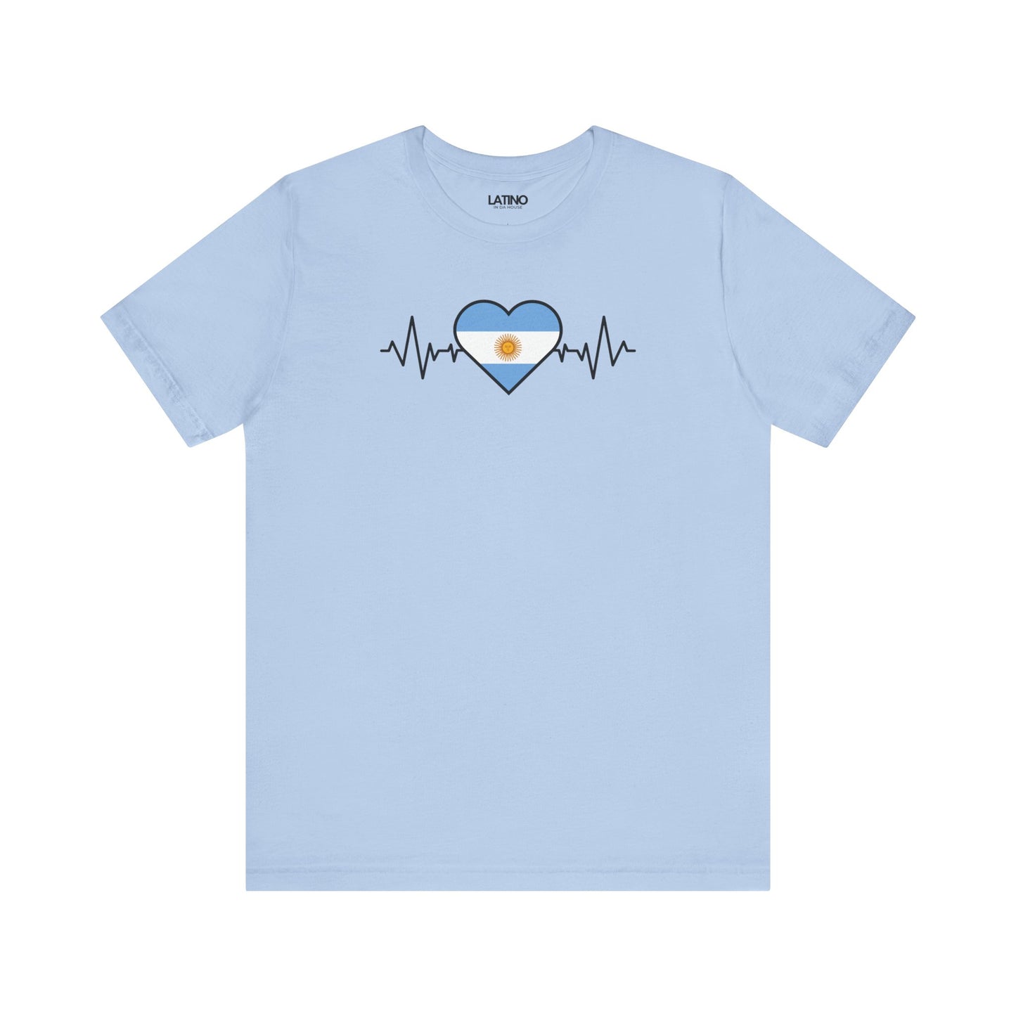 "Argentina Heart Flag Life-Line" T-Shirt
