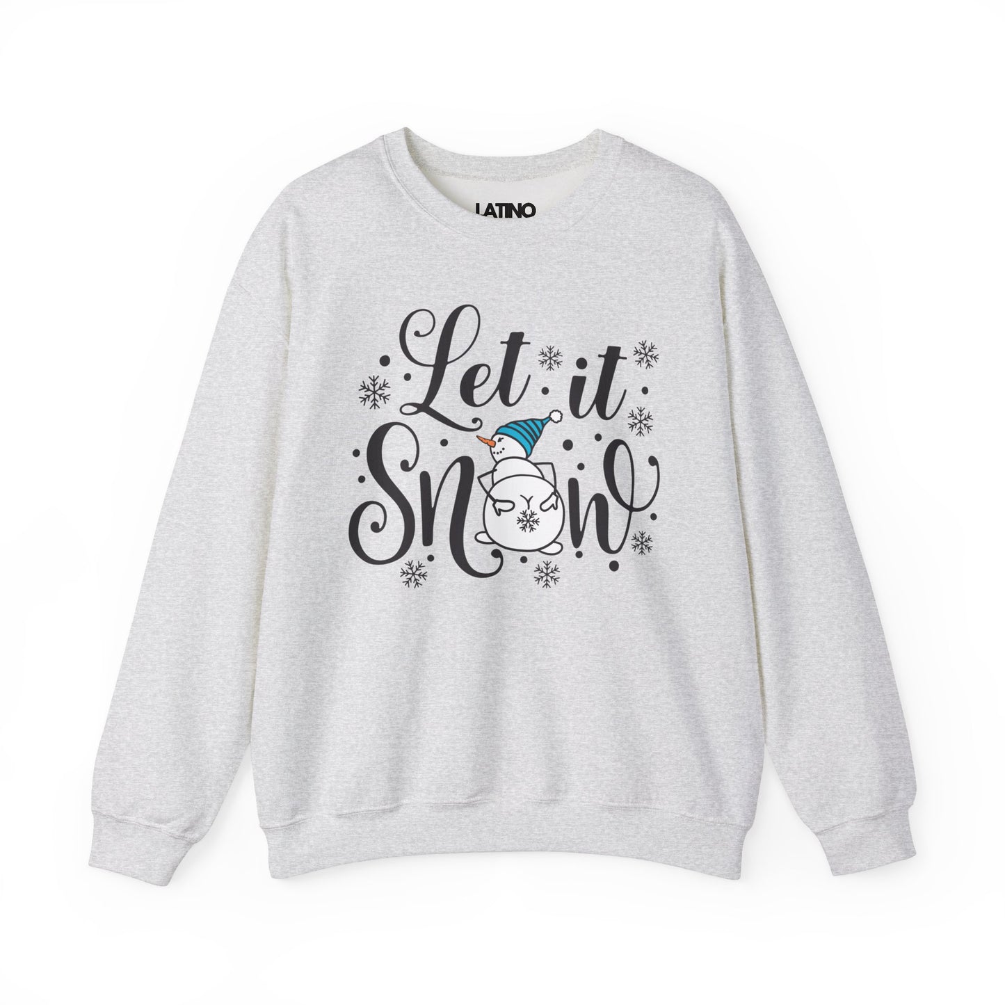 "Let It Snow" Snowman Holiday Sweatshirt