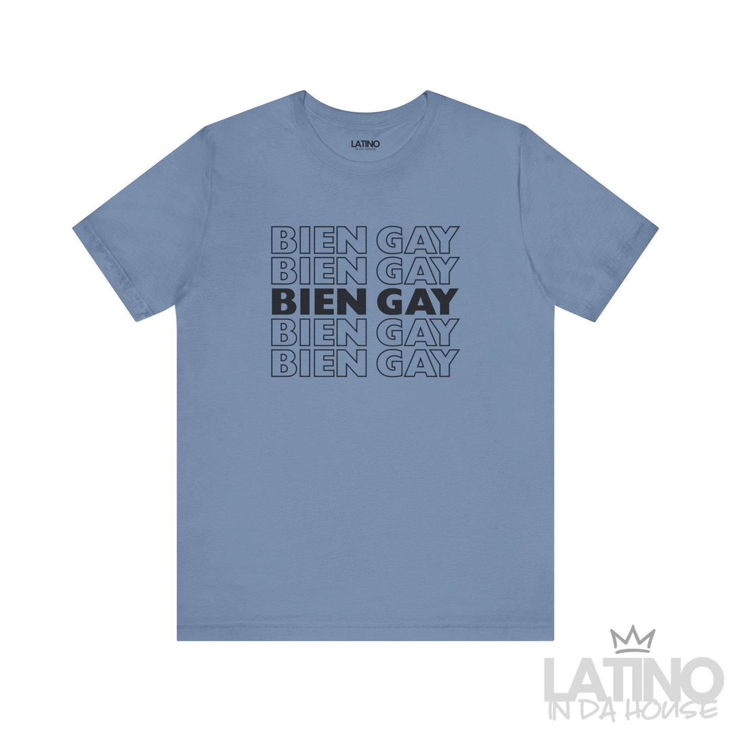 “BIEN GAY” Repetition T-Shirt | Latino Pride