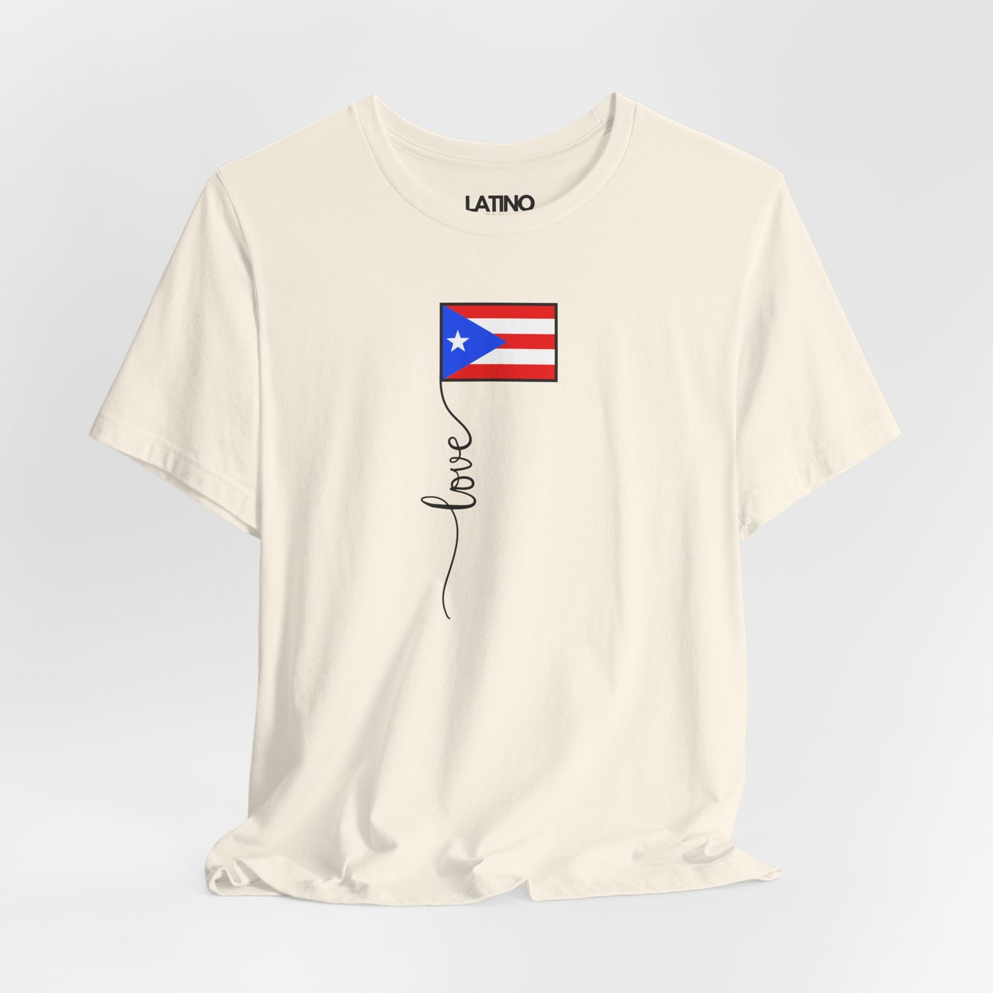 "Puerto Rico Flag Love Script" T-Shirt