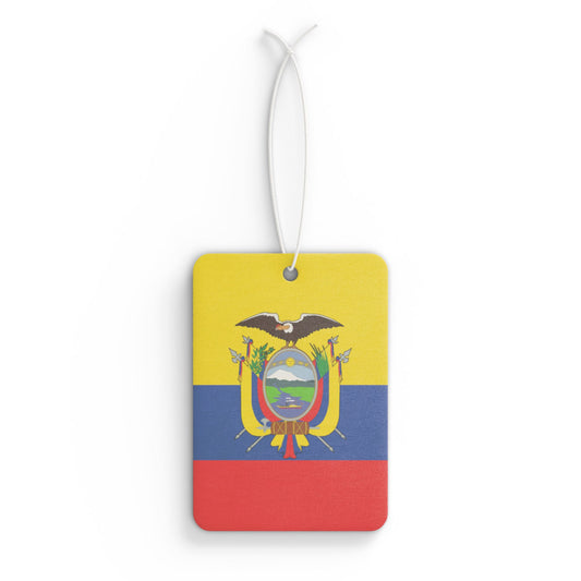 "Ecuador Flag" Car Air Freshener