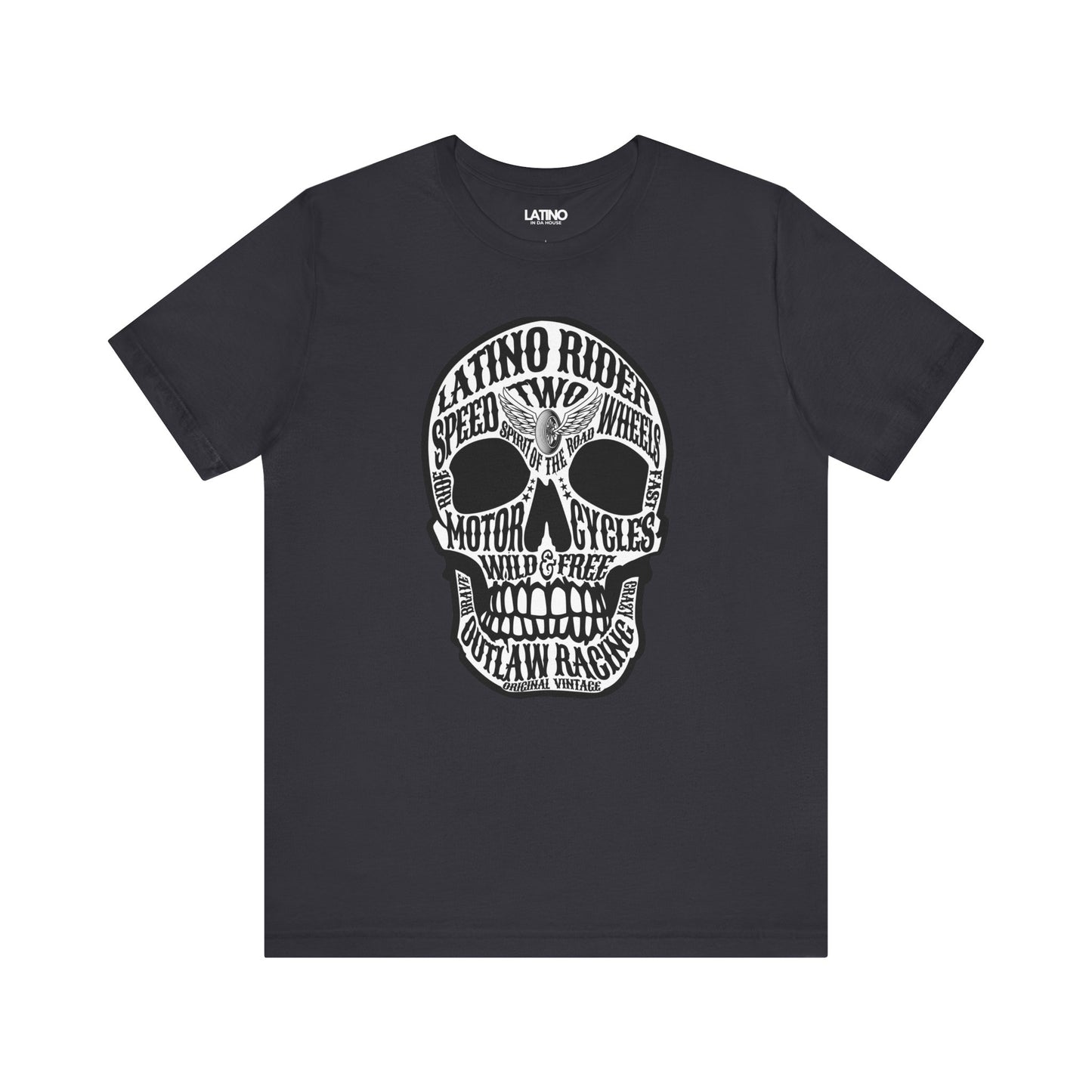 "Latino Rider" Motorcycle Skull T-Shirt