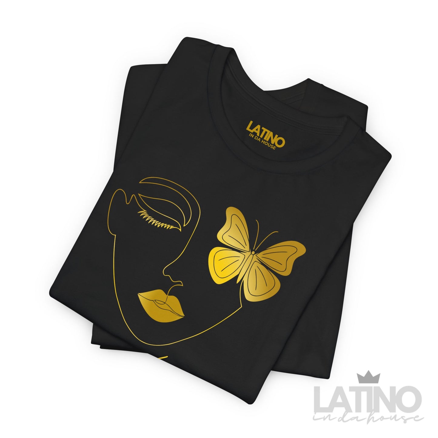 “Latina Face & Butterfly” T-Shirt