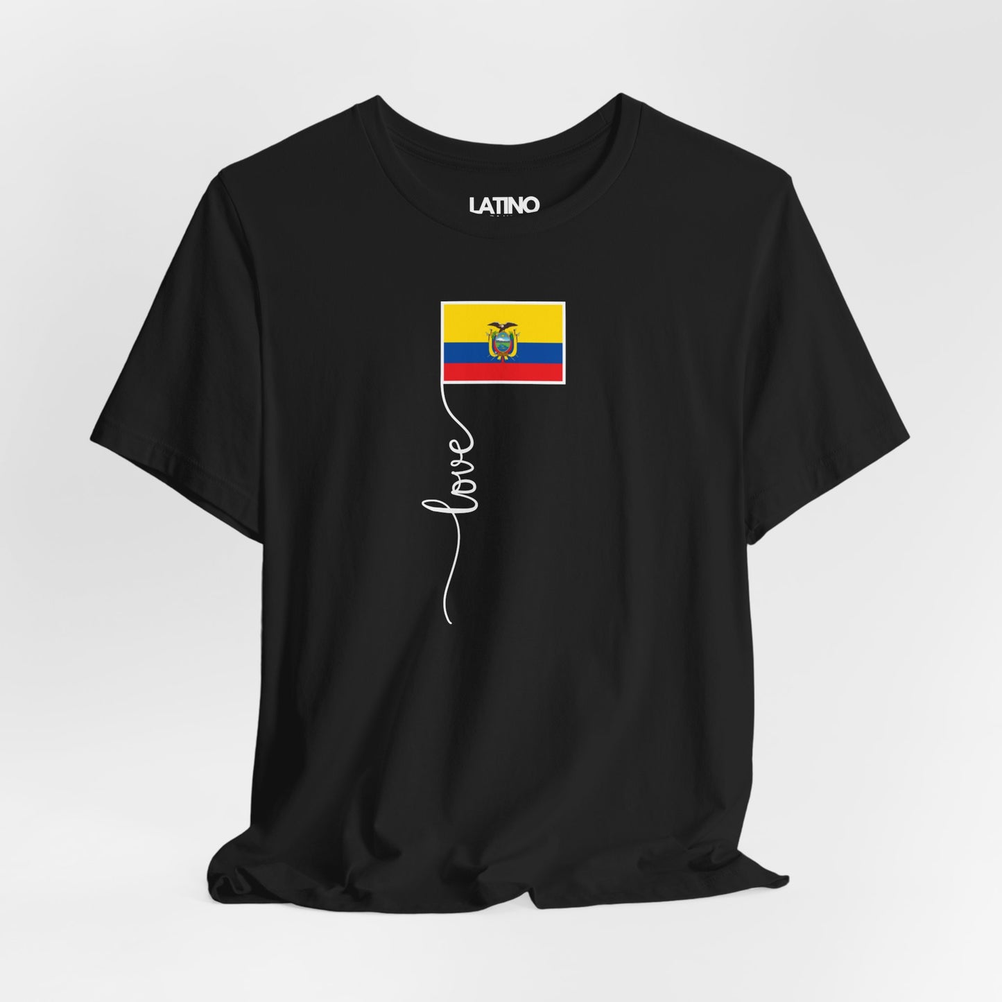 "Ecuador Flag Love Script" T-Shirt