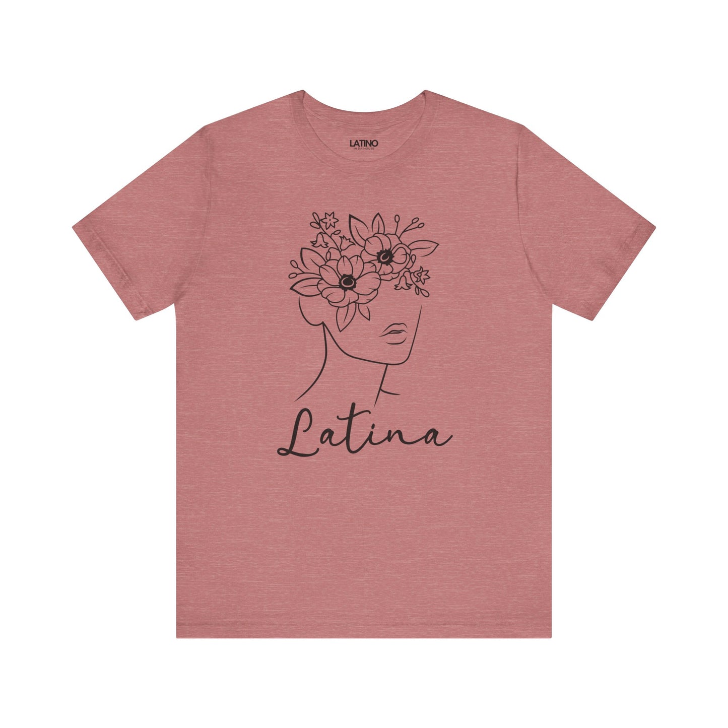 "Latina Flowers" Heather T-Shirt