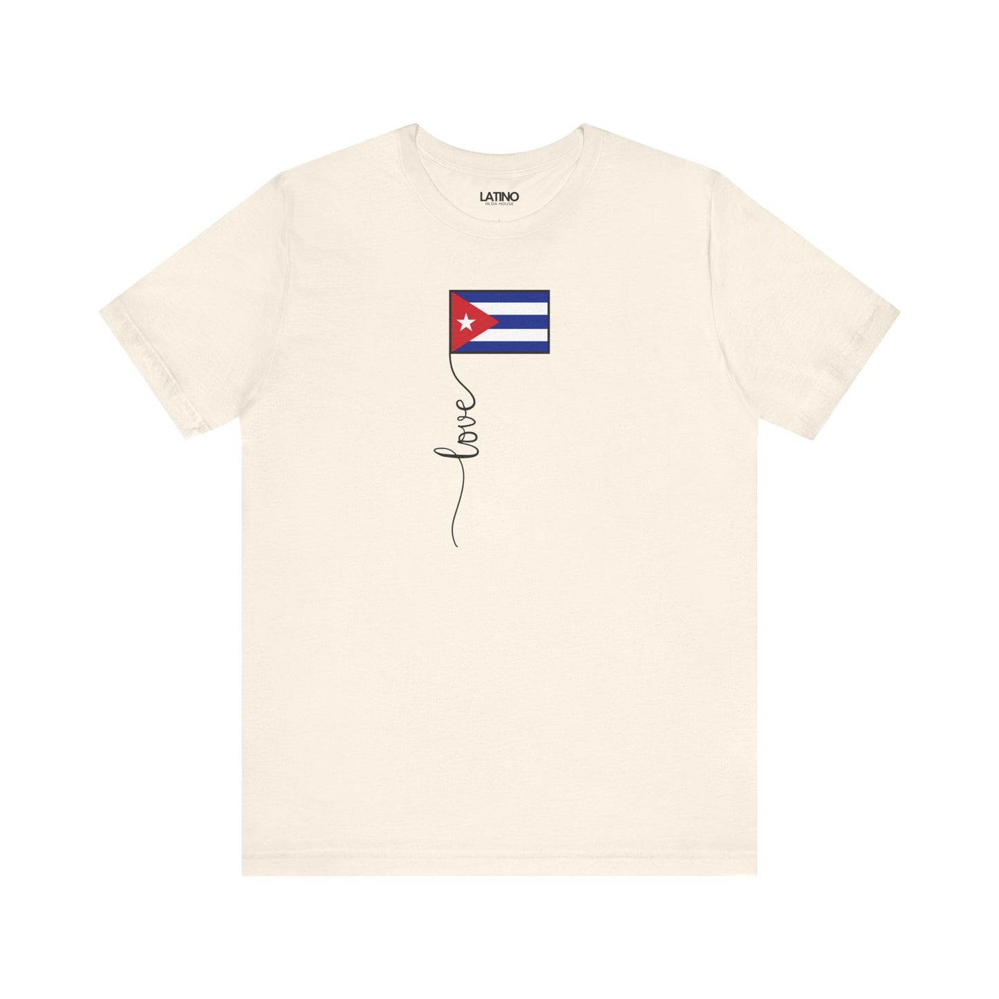 "Cuba Flag Love Script" T-Shirt