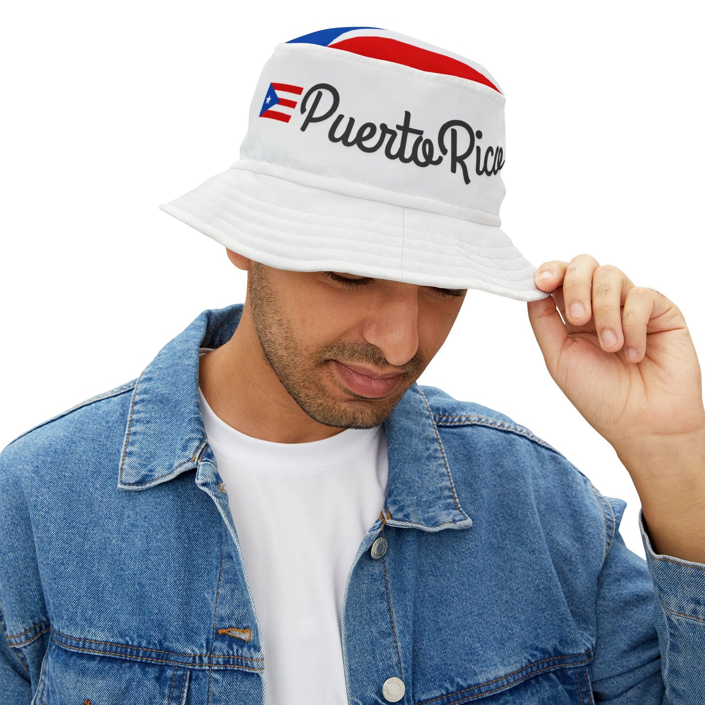 "Puerto Rico Flag" Bucket Hat