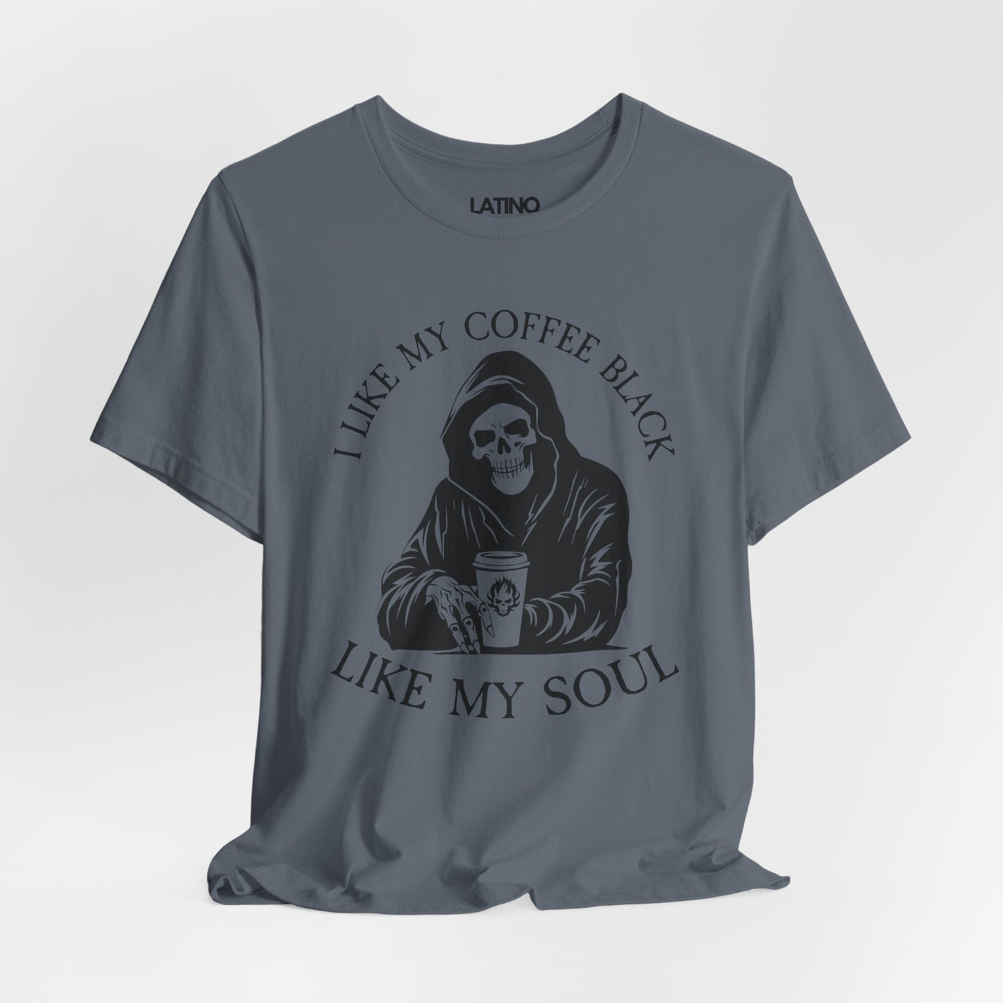 I Like My Coffee Black Like My Soul T-Shirt
