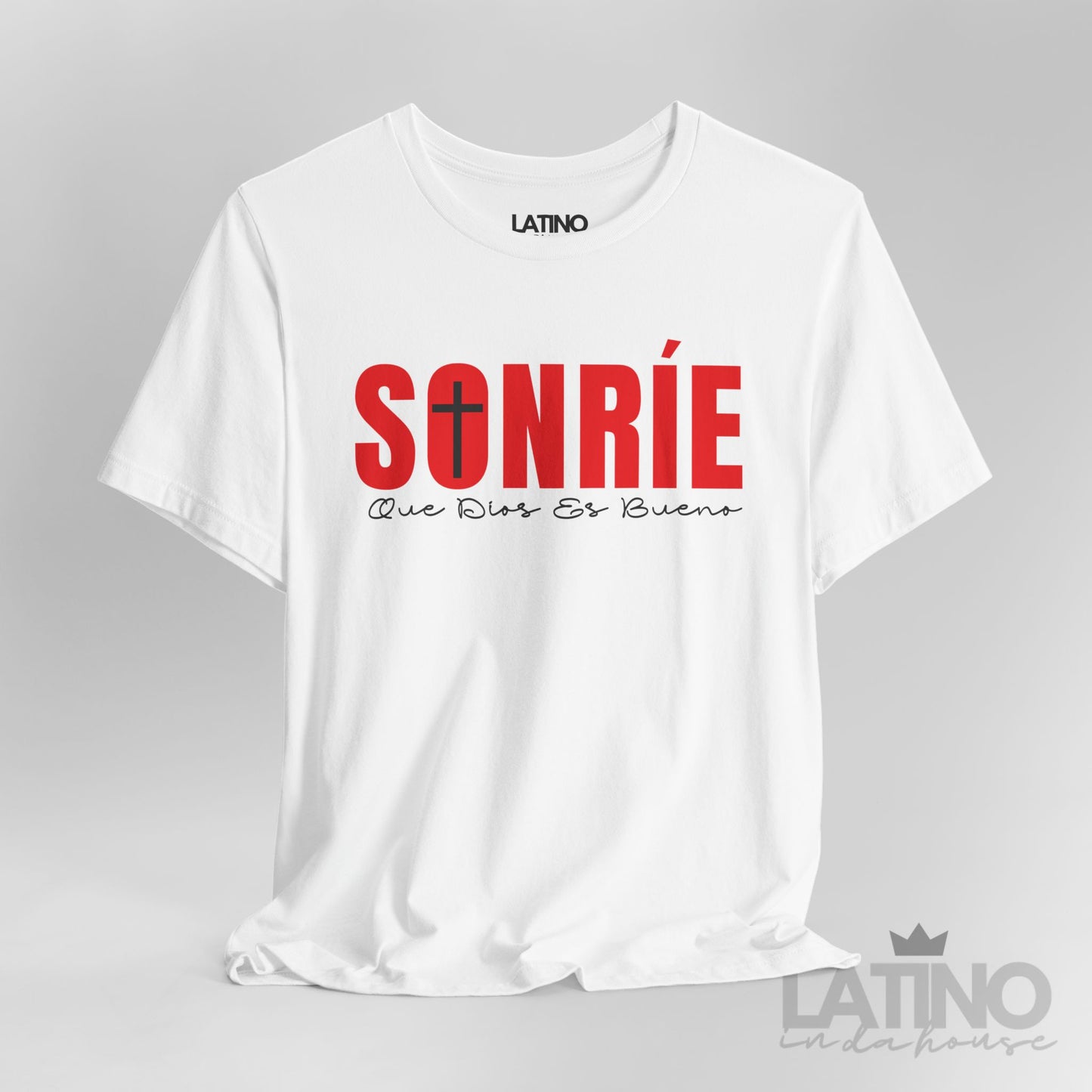 “Sonríe Que Dios Es Bueno” Faith T-Shirt