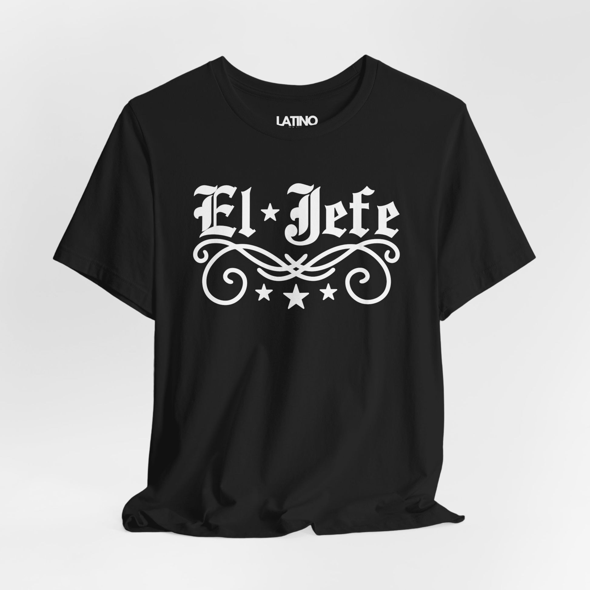 El Jefe Black and White T-Shirt