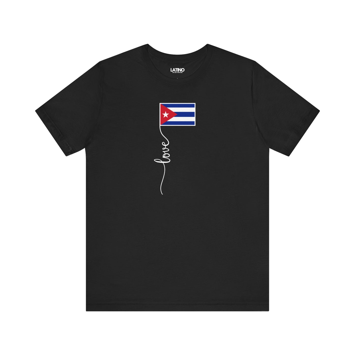 "Cuba Flag Love Script" T-Shirt