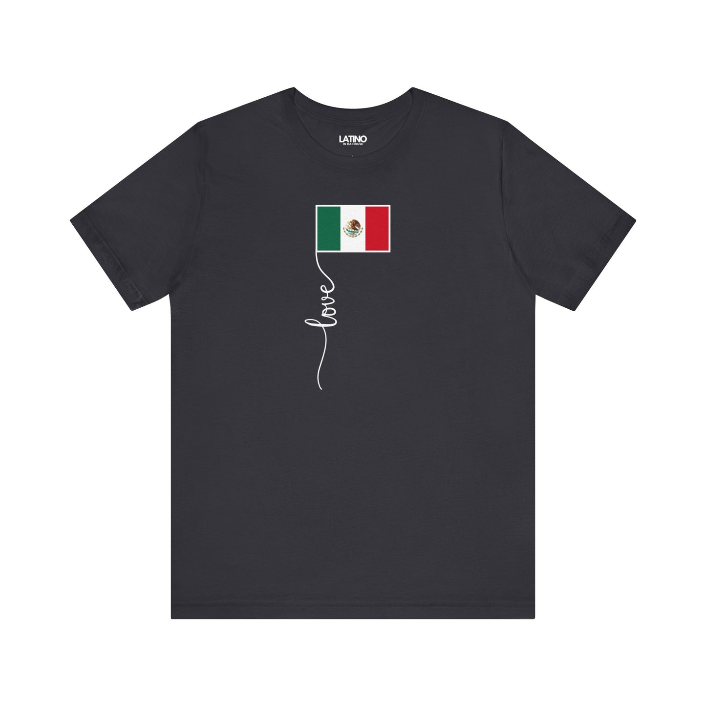 "Mexico Flag Love Script" T-Shirt