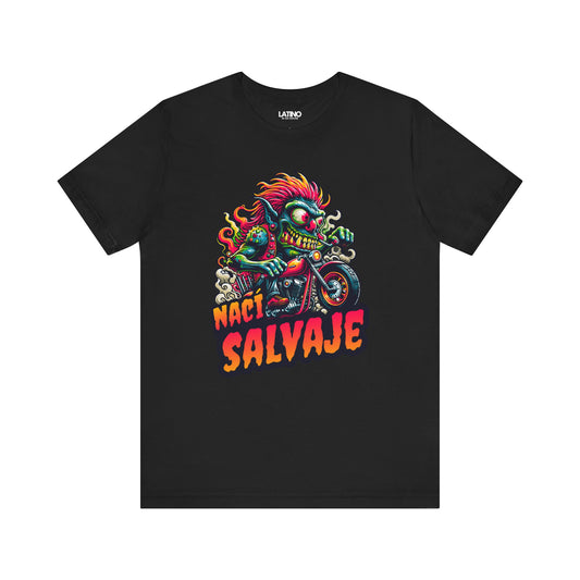 "Nací Salvaje Biker" T-Shirt