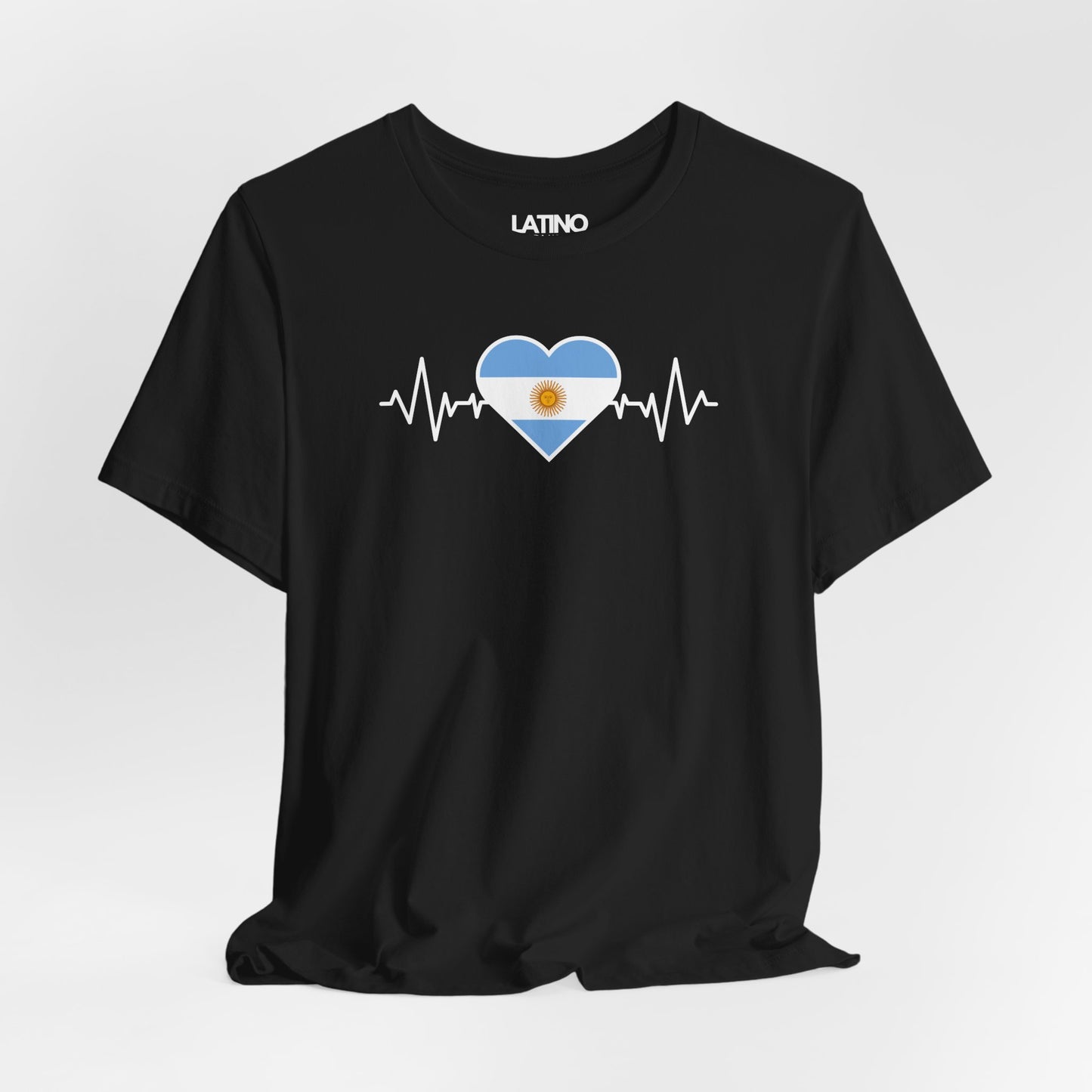 "Argentina Heart Flag Life-Line" T-Shirt