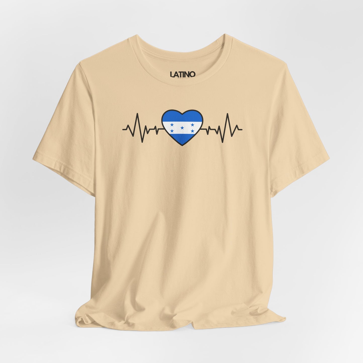 "Honduras Heart Flag with Life-Line" T-Shirt