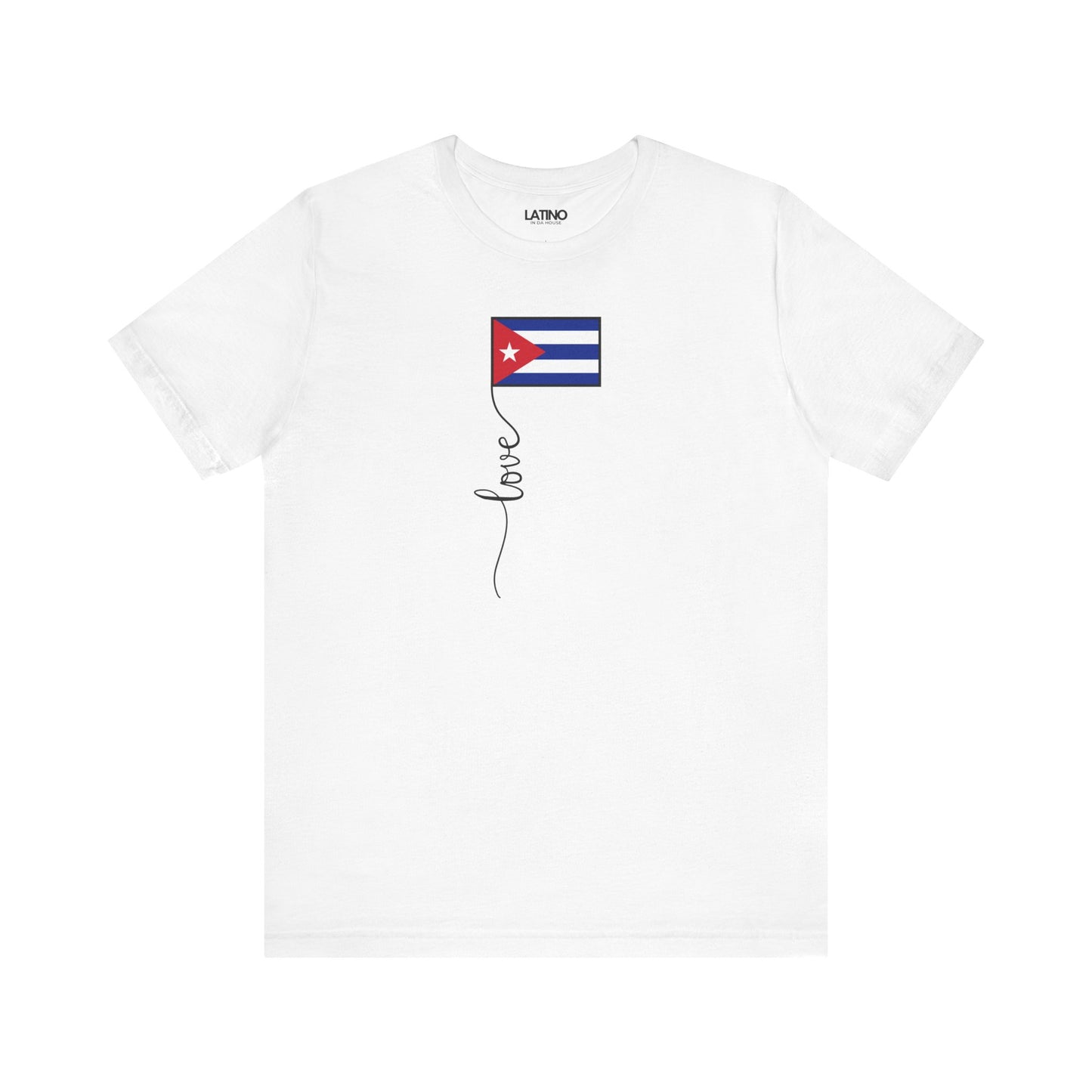 "Cuba Flag Love Script" T-Shirt