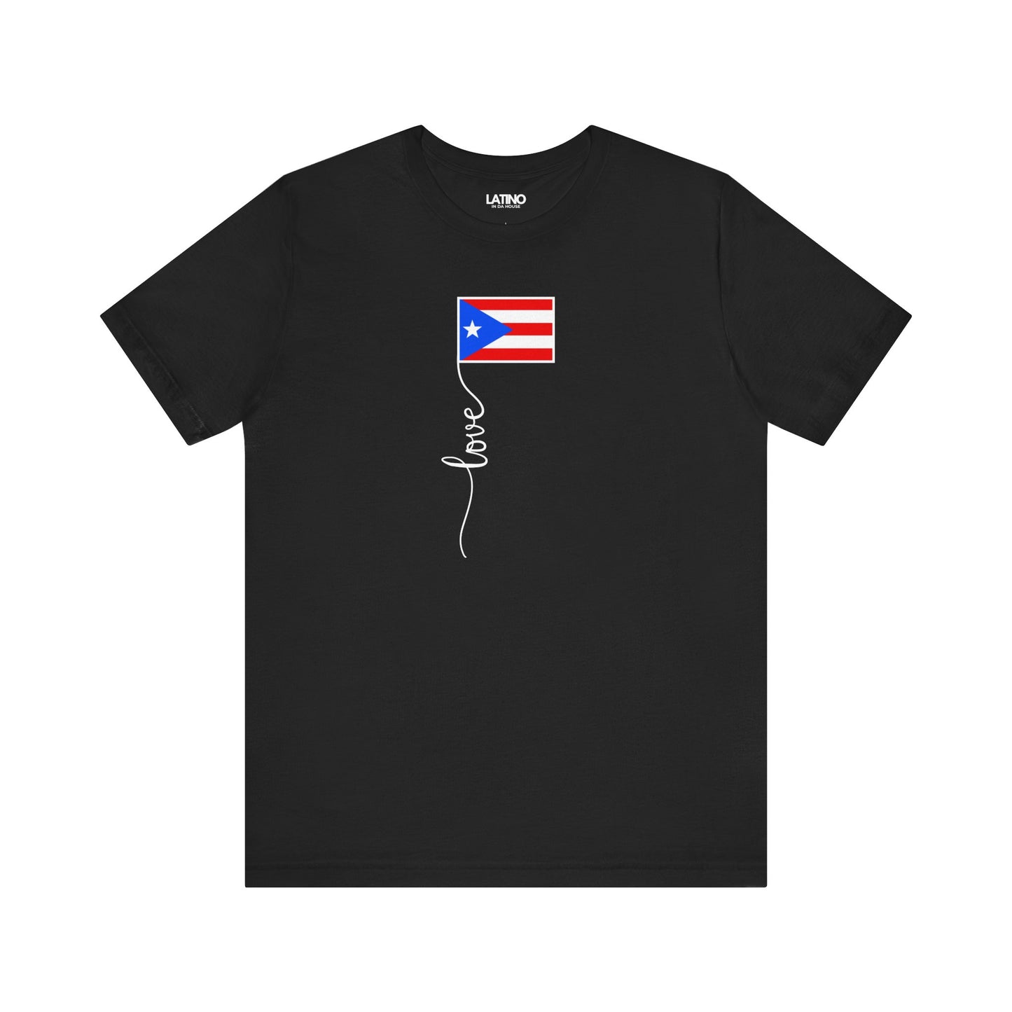 "Puerto Rico Flag Love Script" T-Shirt