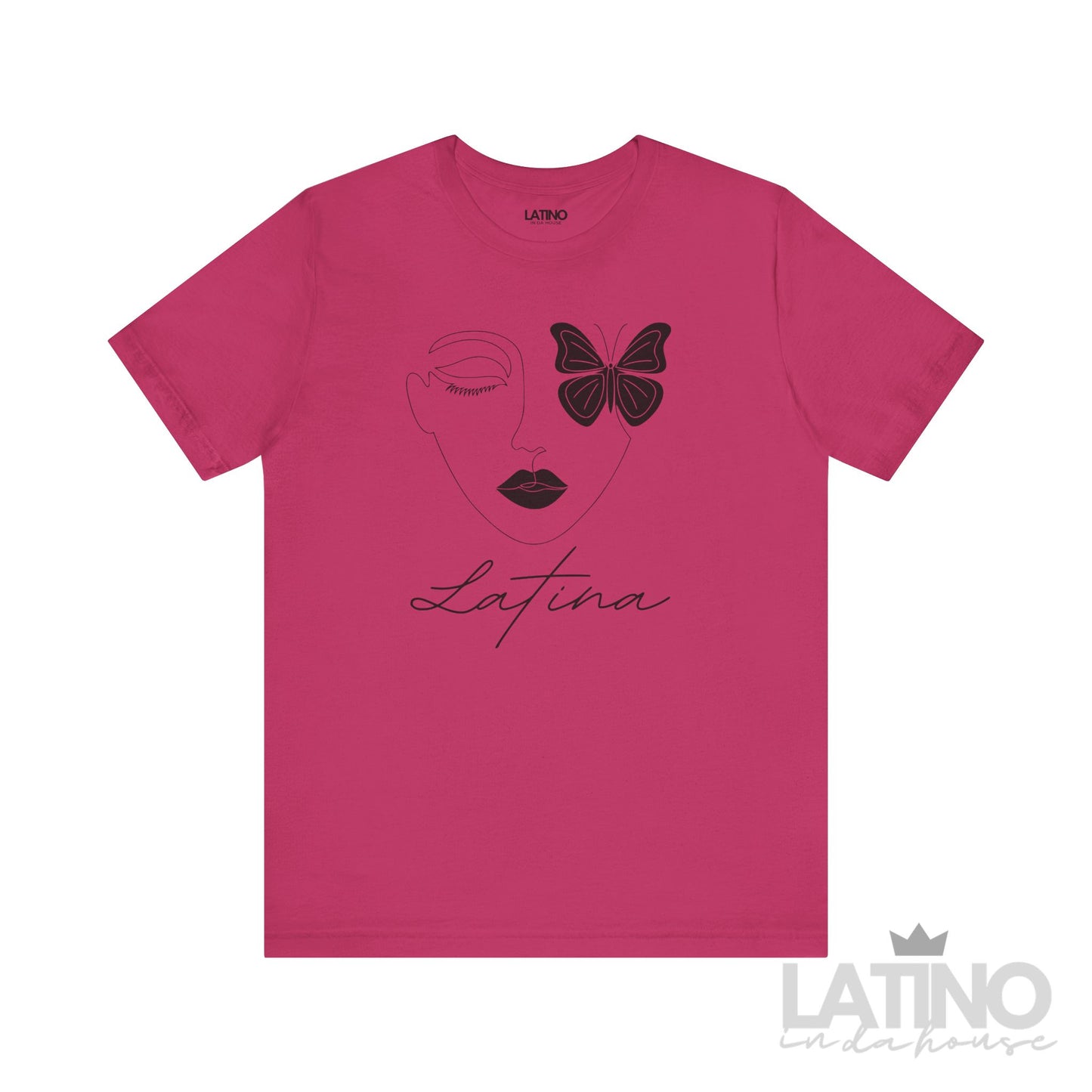 “Latina Face & Butterfly” T-Shirt