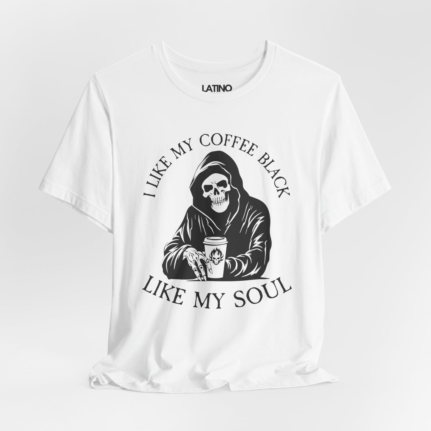 I Like My Coffee Black Like My Soul T-Shirt