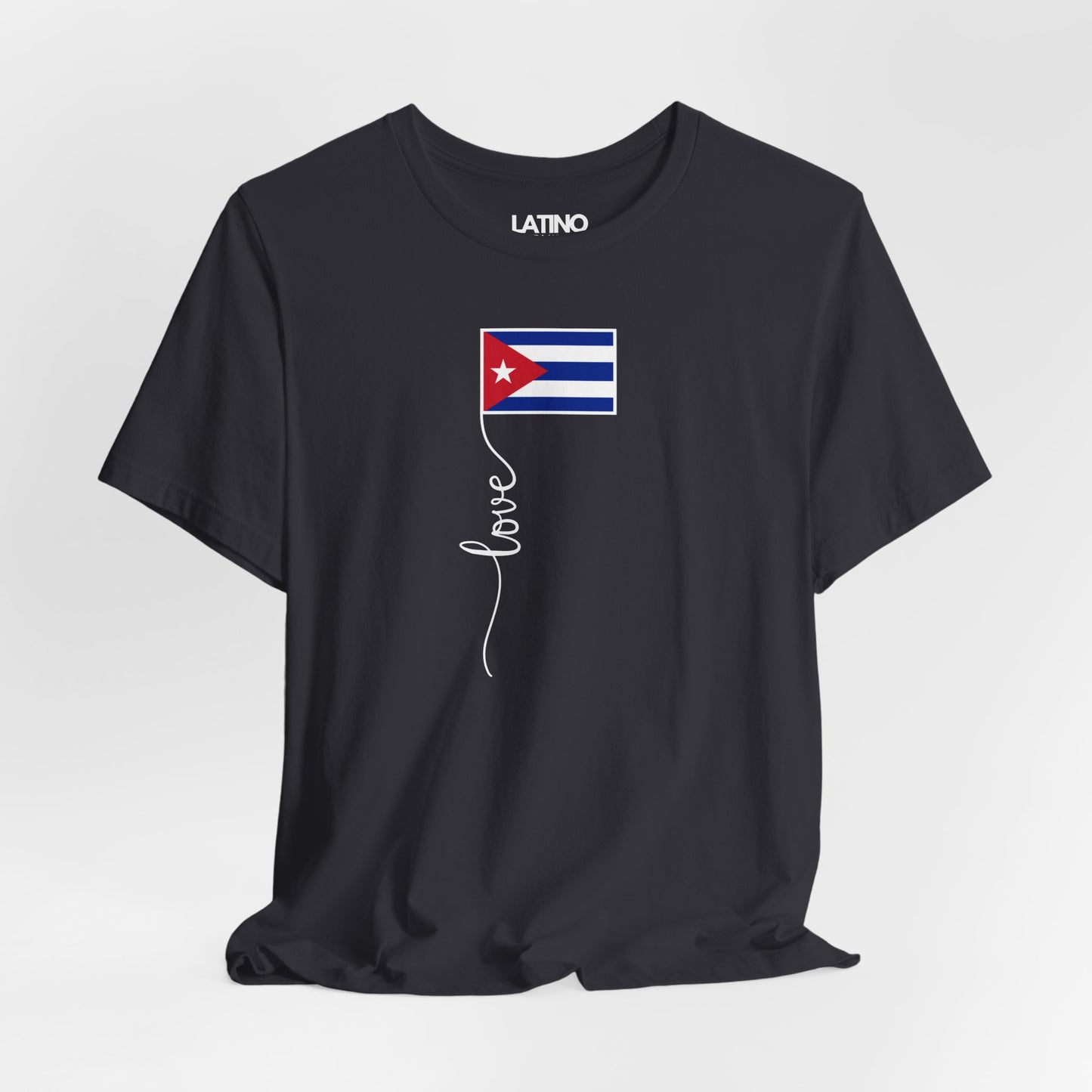 "Cuba Flag Love Script" T-Shirt