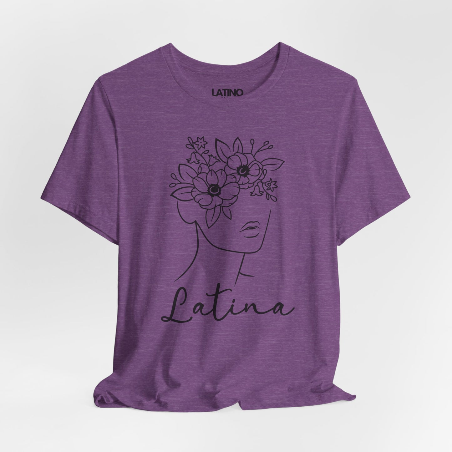 "Latina Flowers" Heather T-Shirt