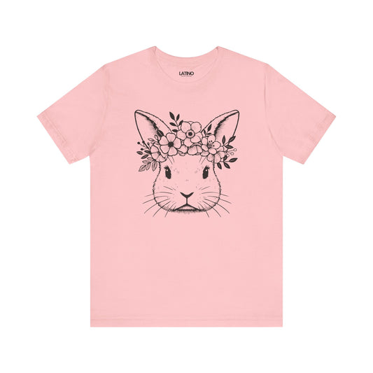 "Floral Bunny Pascua" T-Shirt