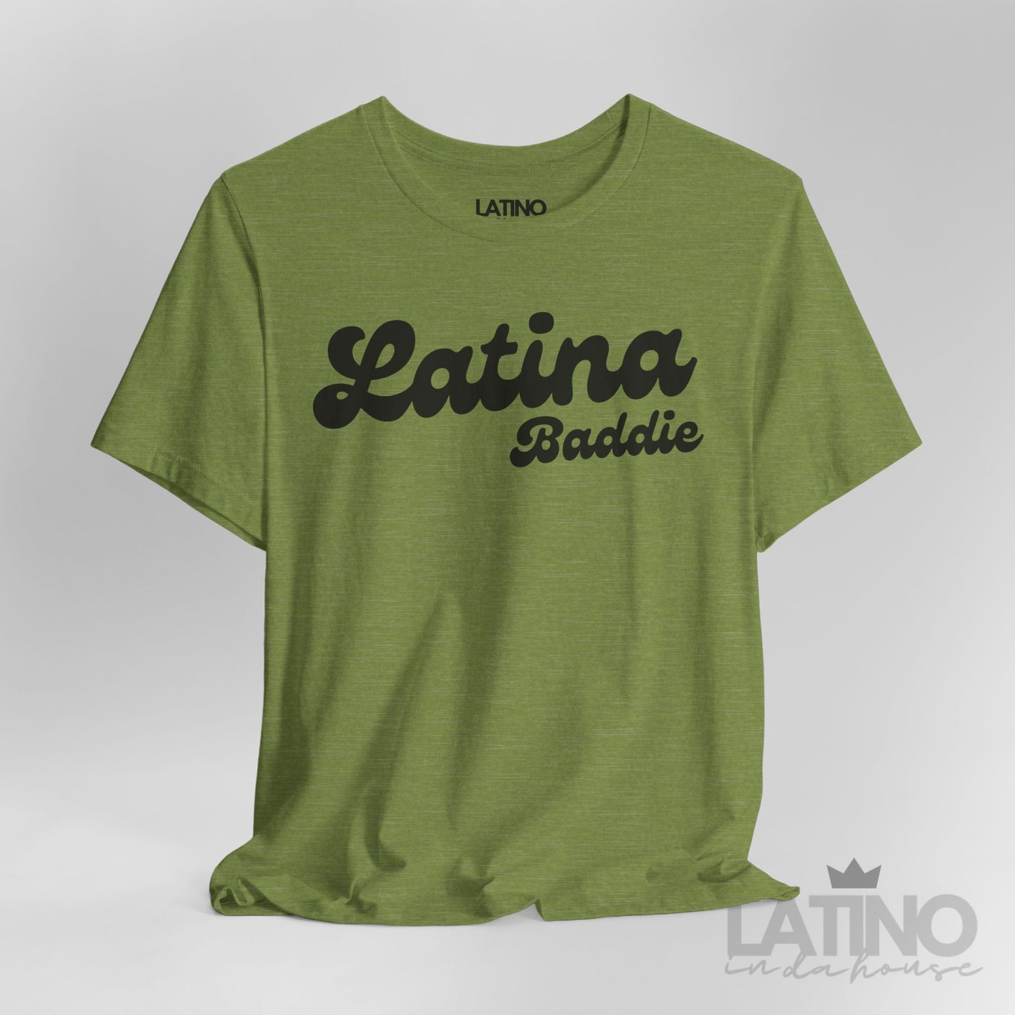 "Latina Baddie" Heather T-Shirt | Latina Tee