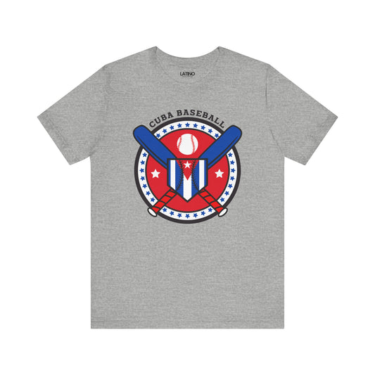 "Cuba Baseball Flag" T-Shirt