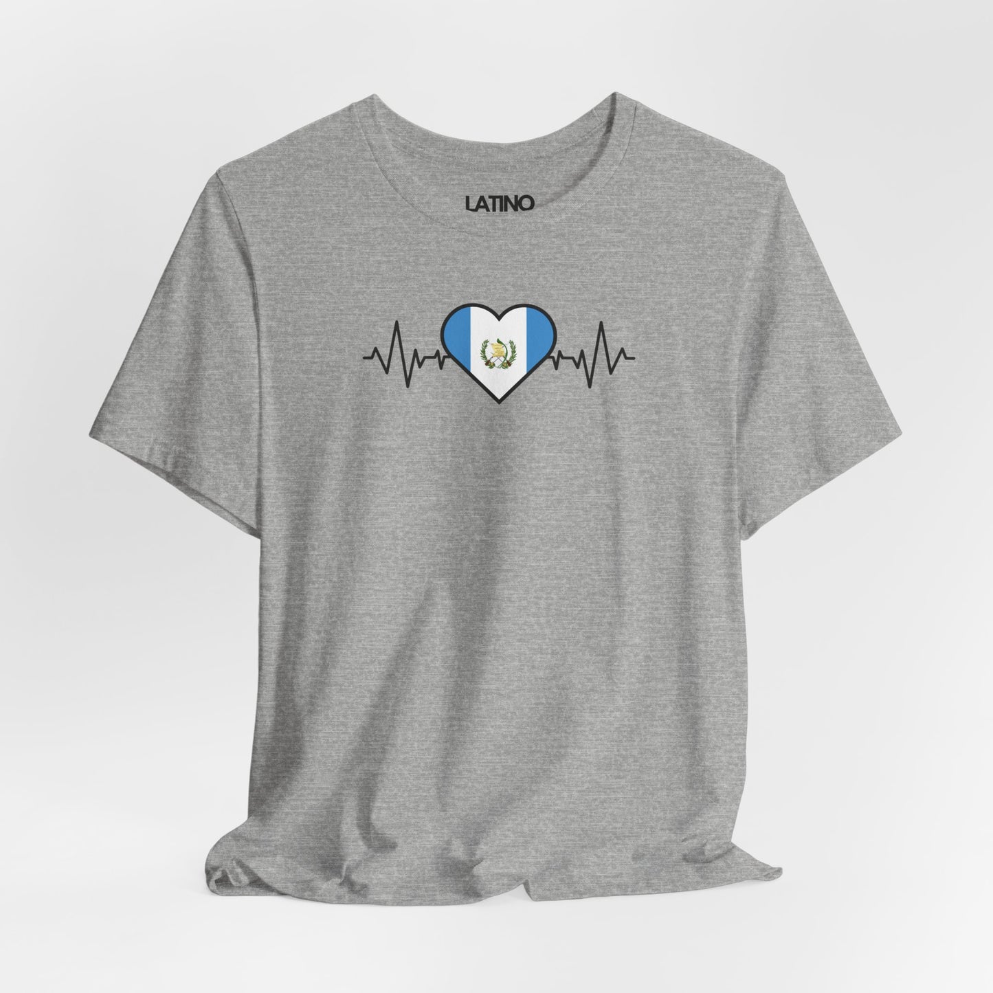 "Guatemala Heart Flag Life-Line" T-Shirt
