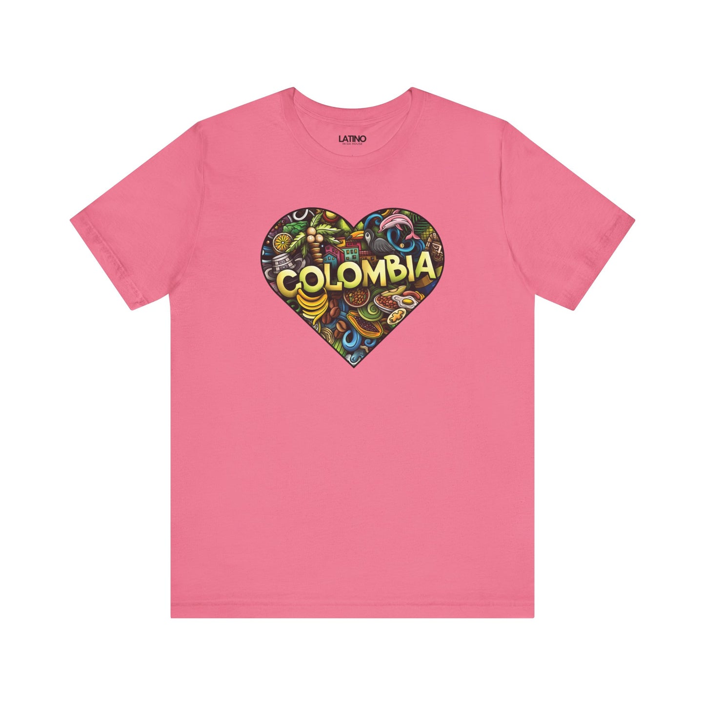 "Colombia" Heart Design T-Shirt