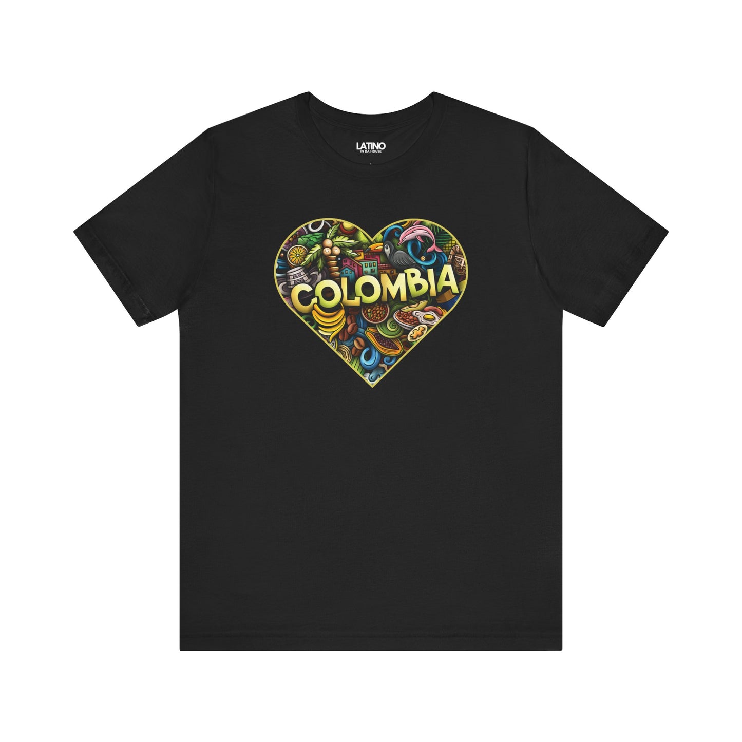 "Colombia" Heart Design T-Shirt