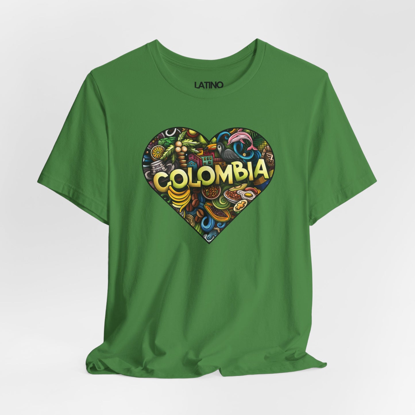 "Colombia" Heart Design T-Shirt