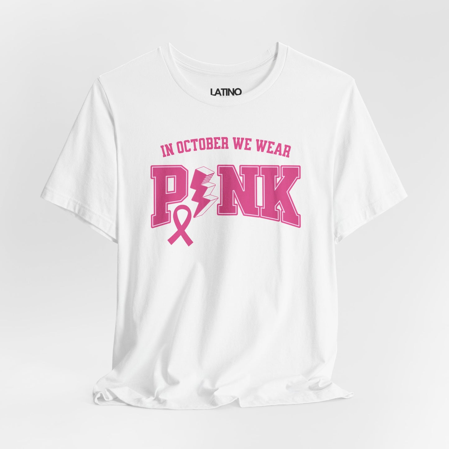 "In October We Wear Pink" Breast Cancer Awareness T-Shirt