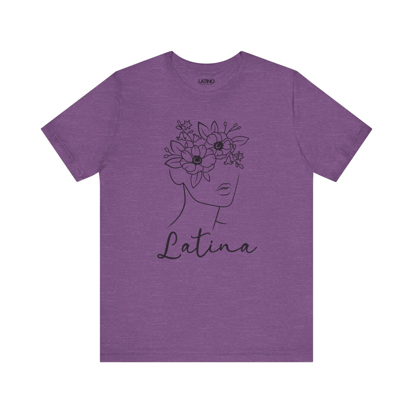 "Latina Flowers" Heather T-Shirt