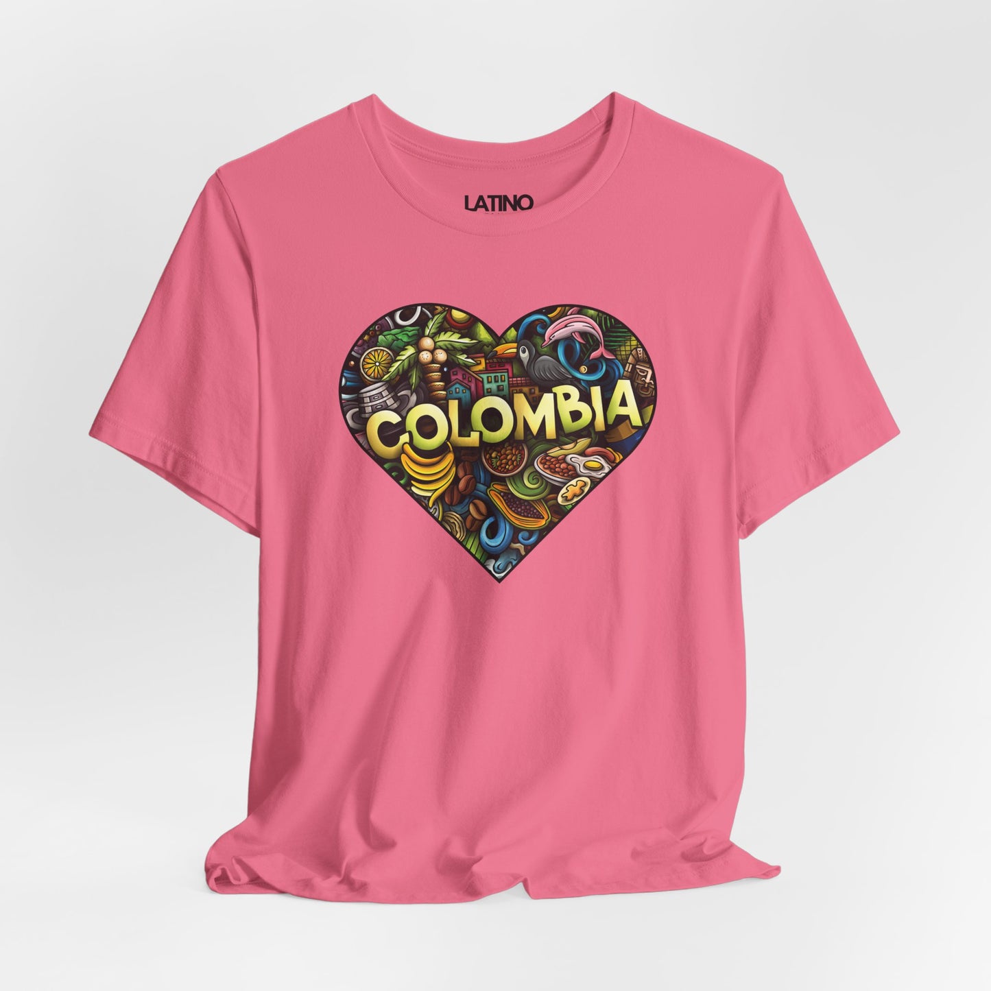 "Colombia" Heart Design T-Shirt