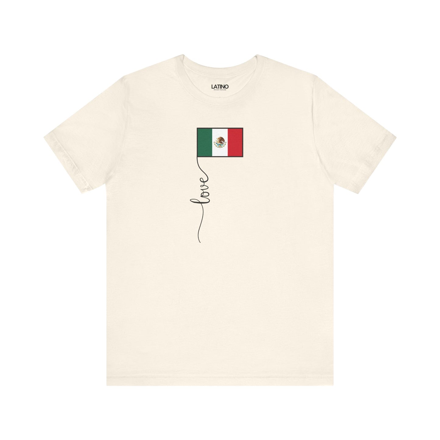 "Mexico Flag Love Script" T-Shirt