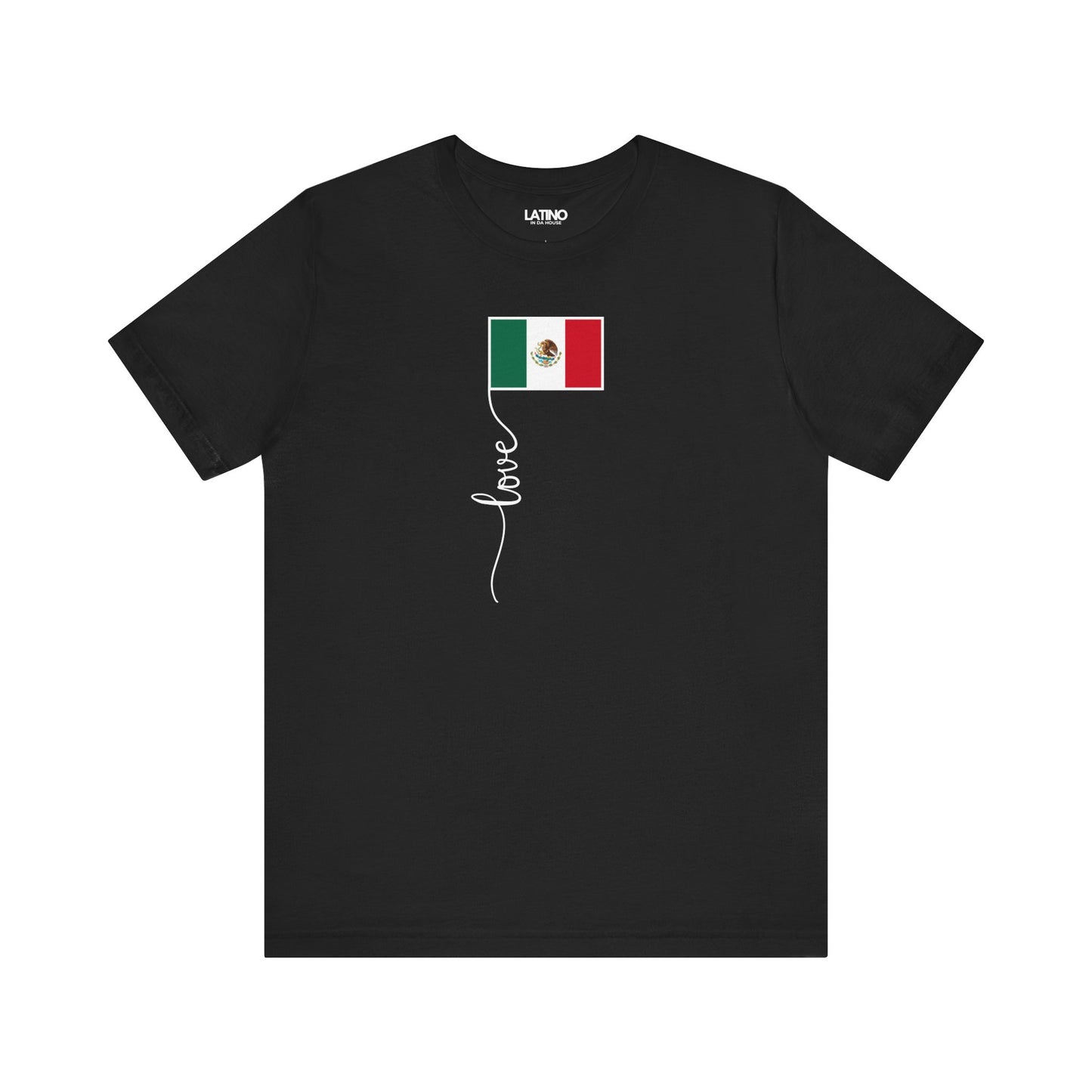 "Mexico Flag Love Script" T-Shirt