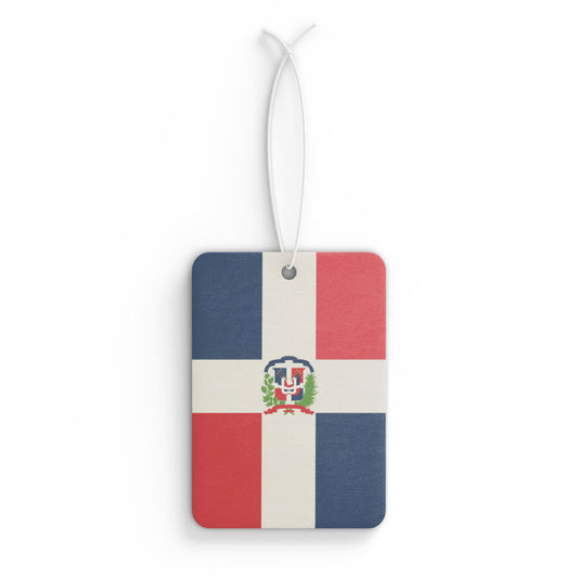"Dominican Republic Flag" Car Air Freshener