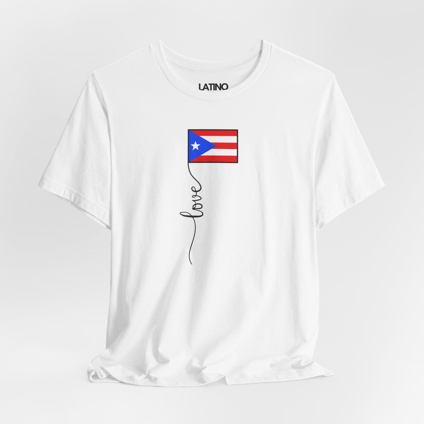 "Puerto Rico Flag Love Script" T-Shirt