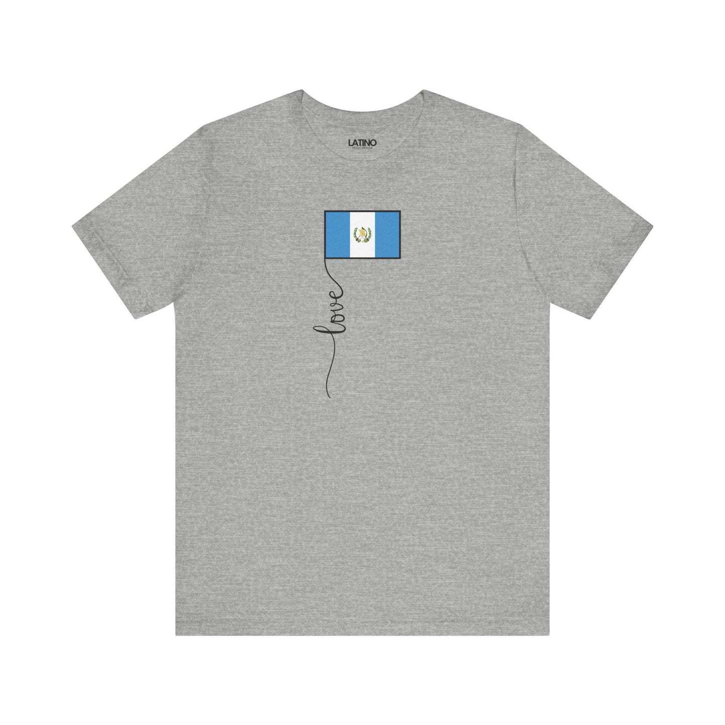 "Guatemala Flag Love Script" T-Shirt