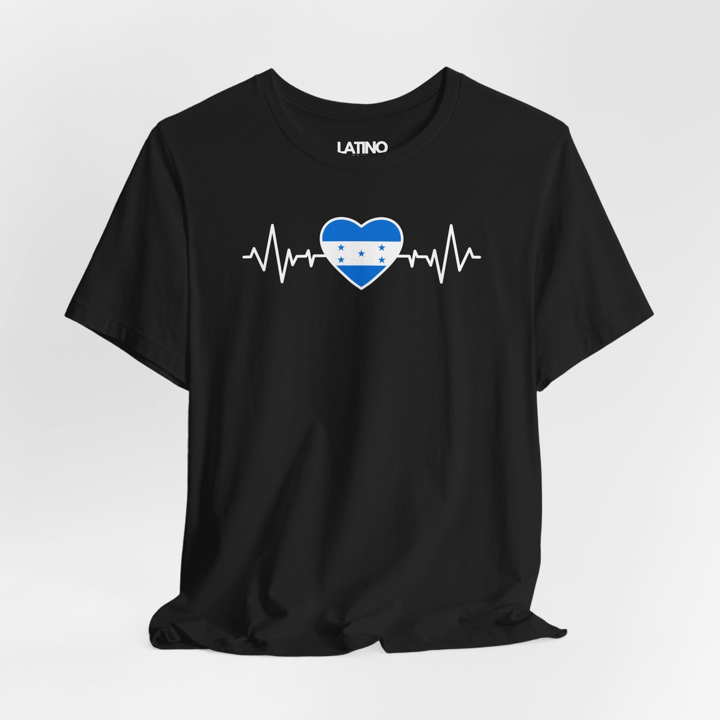 "Honduras Heart Flag with Life-Line" T-Shirt