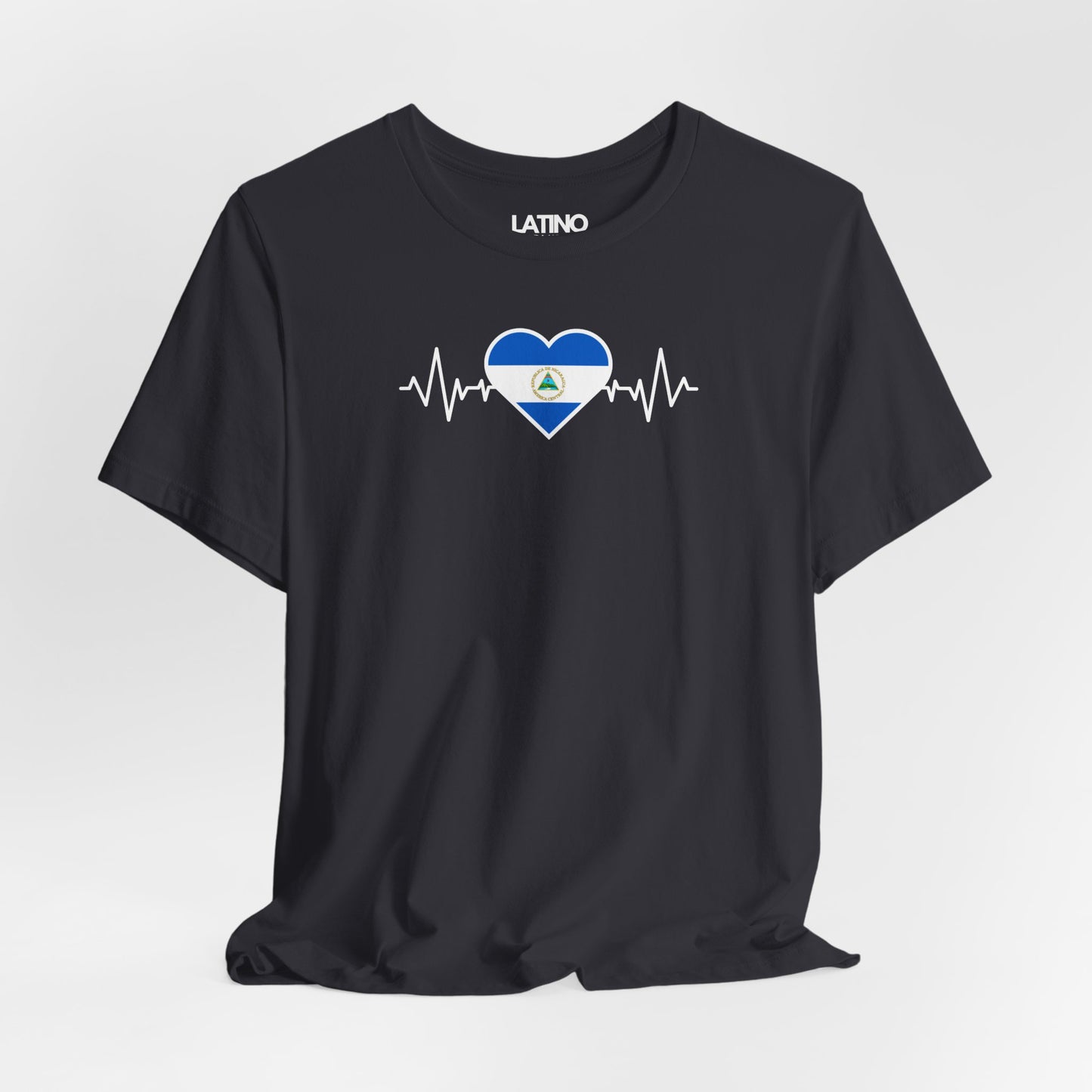 "Nicaragua Flag with Life-Line" T-Shirt