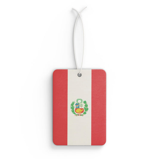"Peru Flag" Car Air Freshener