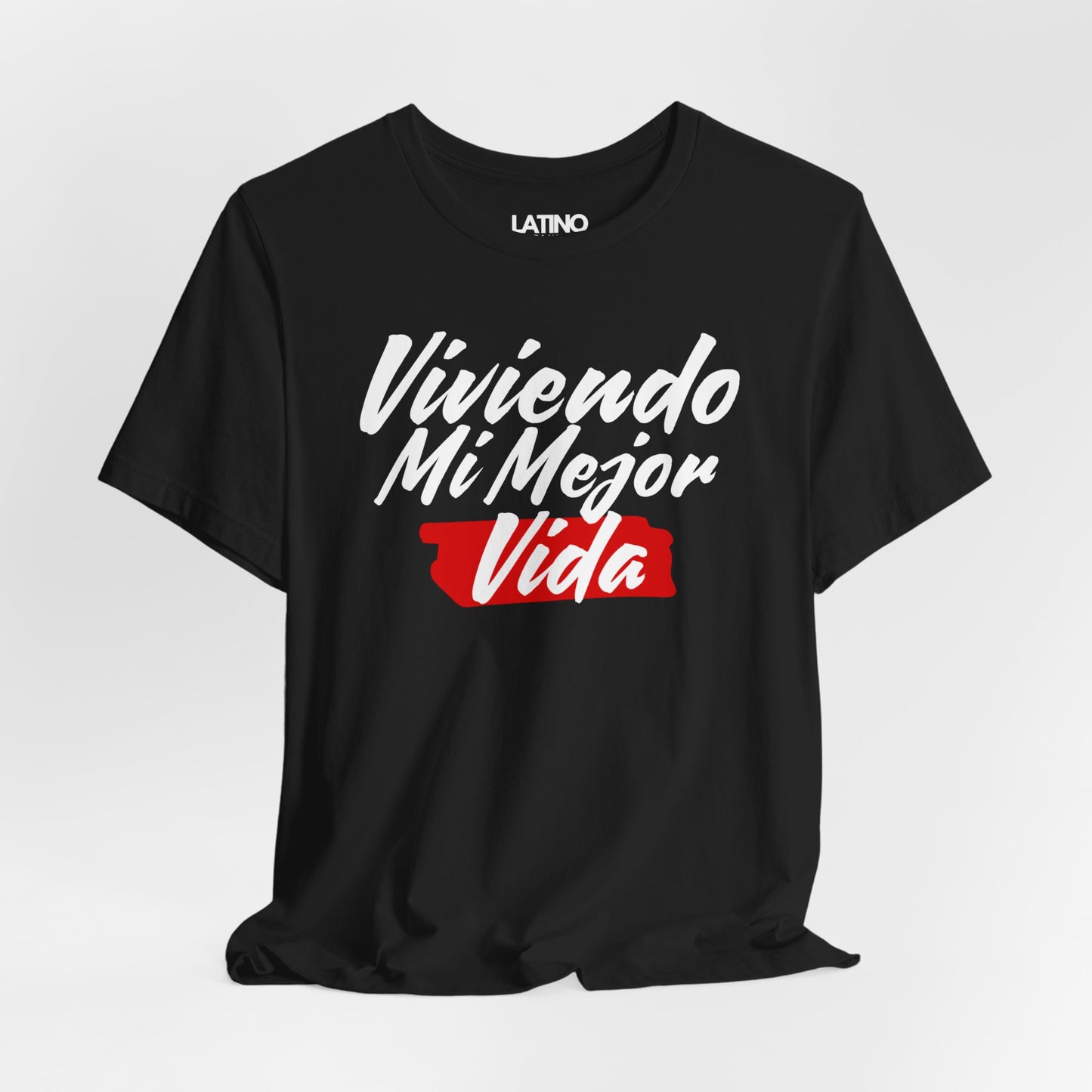 Viviendo Mi Mejor Vida T-shirt , Black