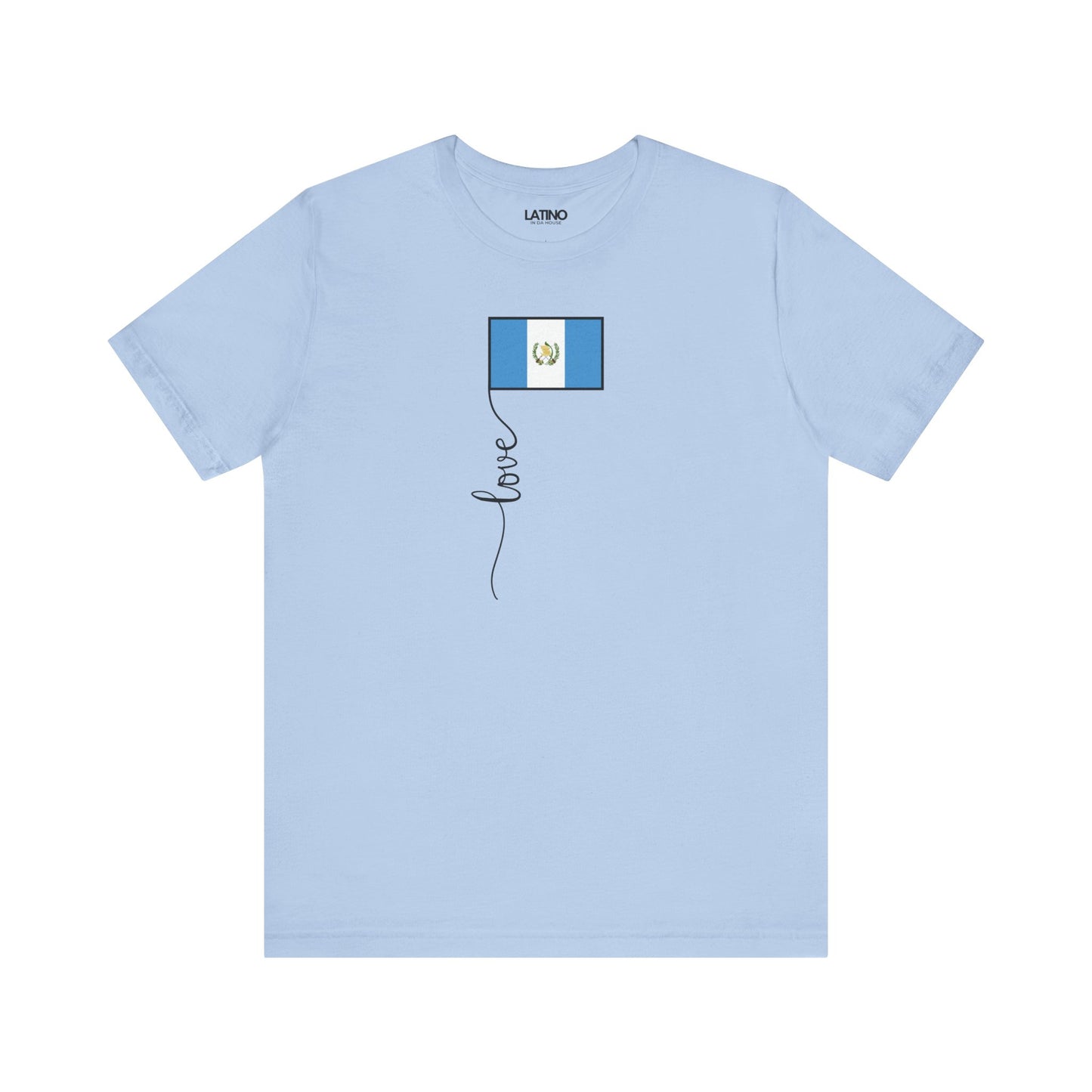 "Guatemala Flag Love Script" T-Shirt