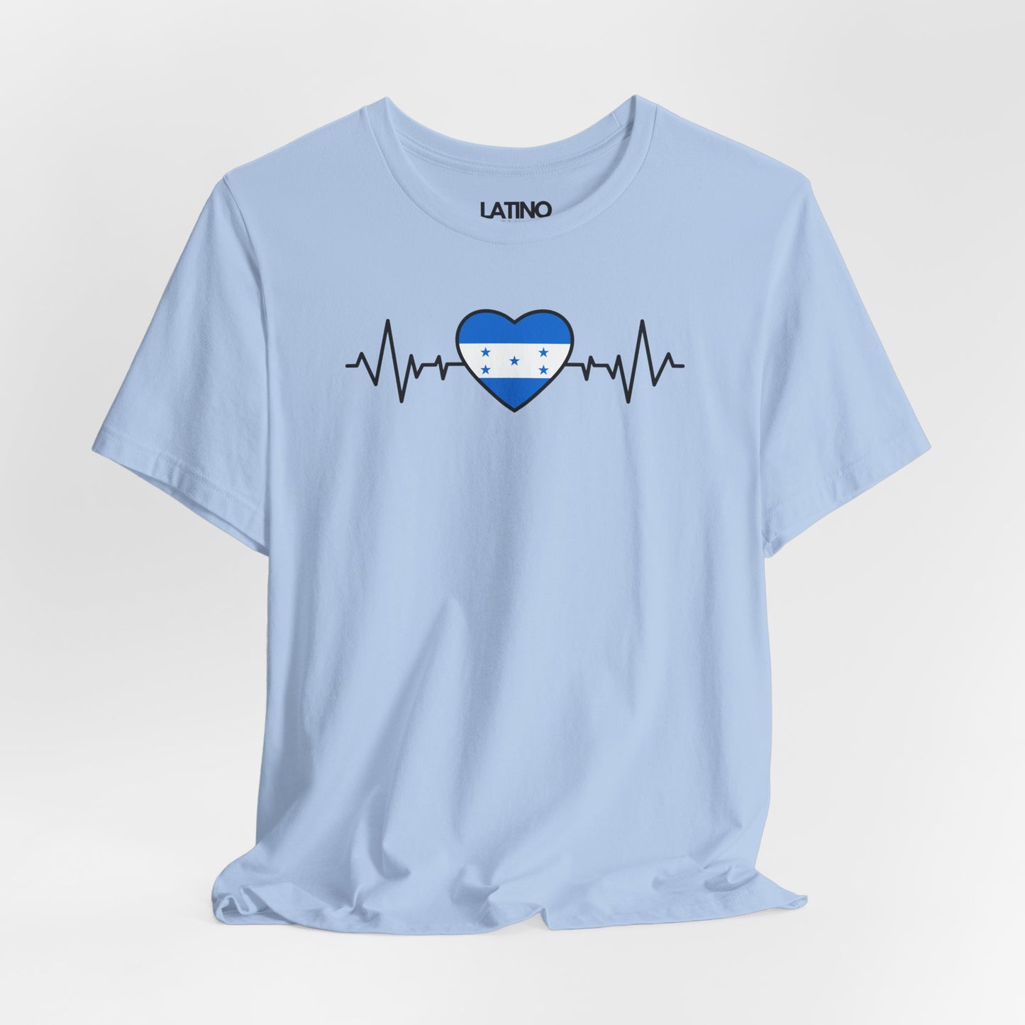"Honduras Heart Flag with Life-Line" T-Shirt