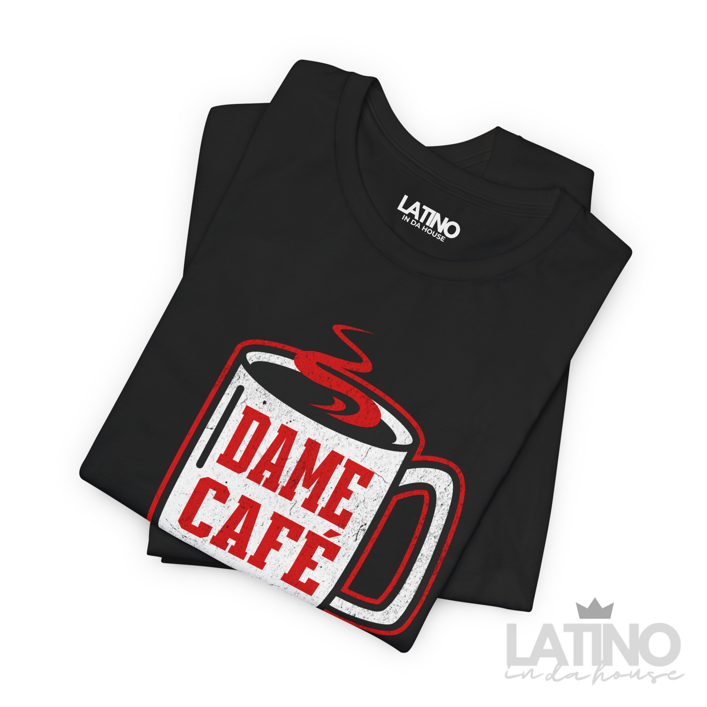 “Dame Café Distress” T-Shirt | Dame Café Tee