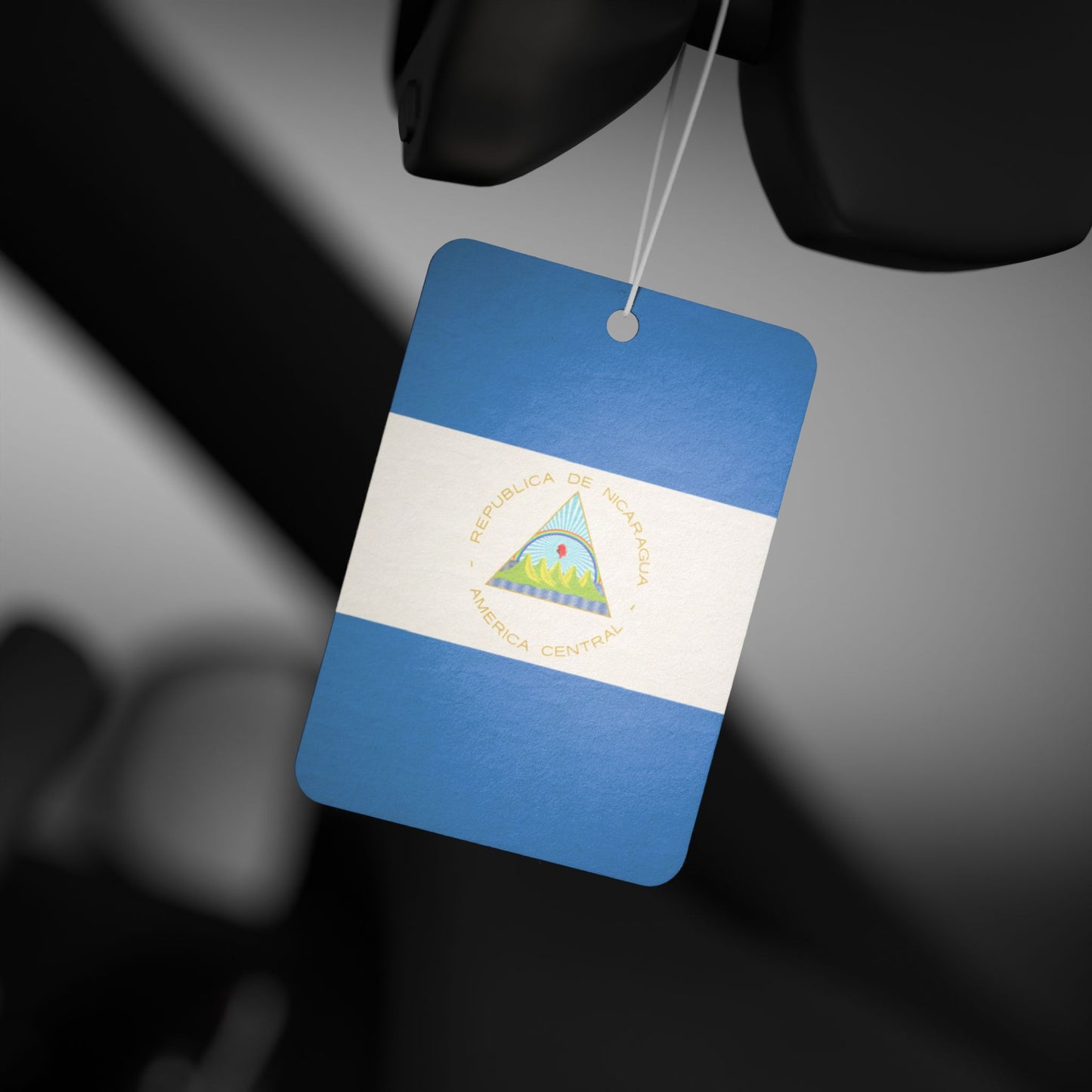 "Nicaragua Flag" Car Air Freshener